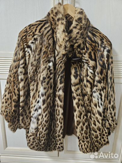 Шуба натуральная из камышевого кота