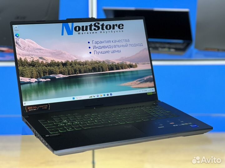 Asus TUF F17 i9-13900H RTX 4060 16/512 2K 240Hz