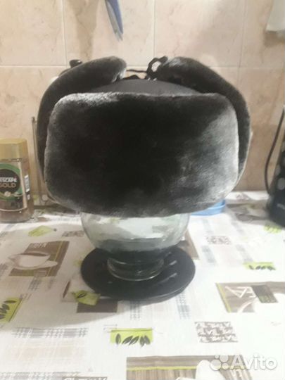 Мужская шапка ушанка