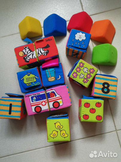 Мягкие кубики k's kids