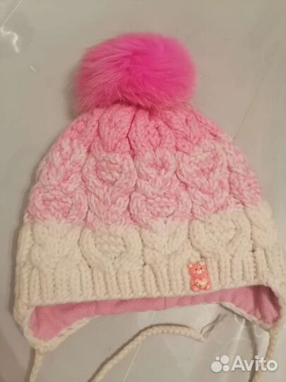 Шапка для девочки на 2 года