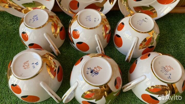 Сервиз Чайные пары Вербилки Райское яблоко