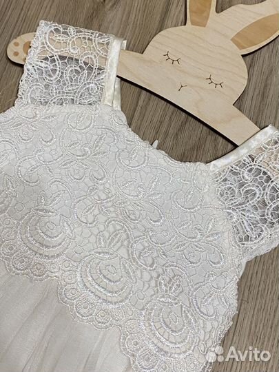 Нарядное платье для девочки 86