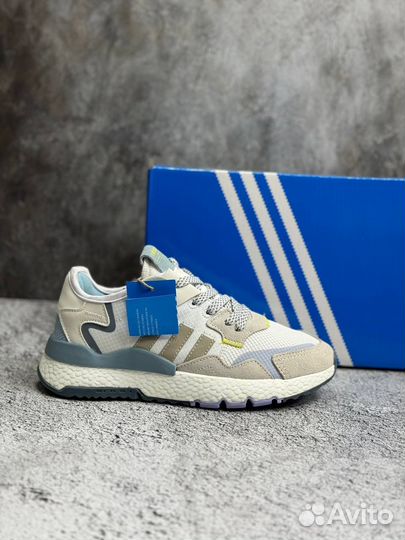 Элитные бежевые Adidas Nite Jogger Lux