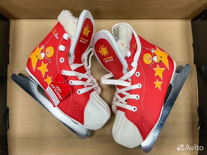 Коньки детские двухполозные baby star