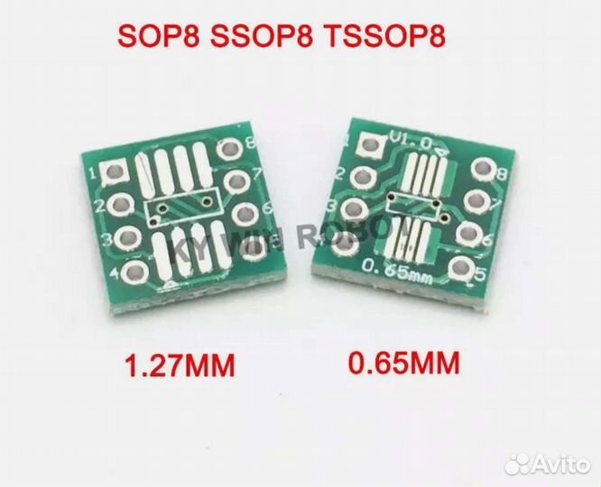 Переходник на DIP8 с SOP8