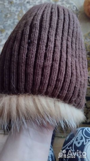 Шапка зимняя меховая женская