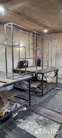 Металокаркасы и готовая мебель с покраской