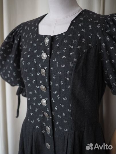 Винтажное платье шерсть Австрия