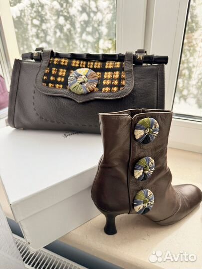 Комплект сапоги и сумка