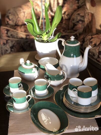 Сервиз Aynsley фарфор (Англия) 42 предмета, новый