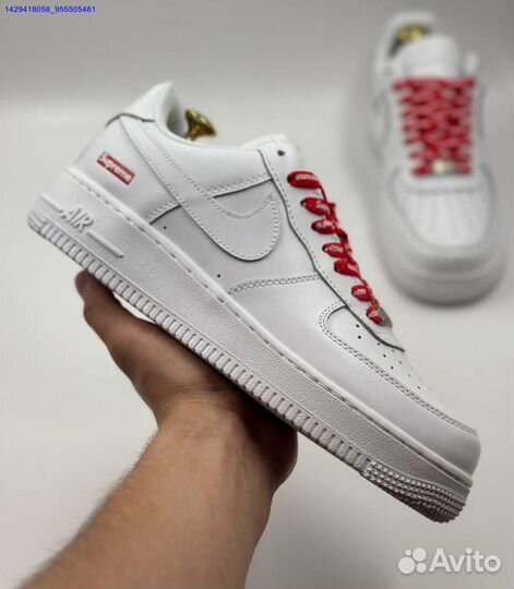 Кроссовки Nike Air Force 1 Low & Supreme (Арт.61136)