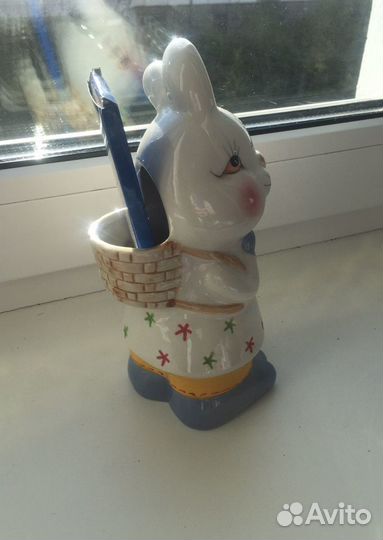 Вазочка керамическая «Зайка»