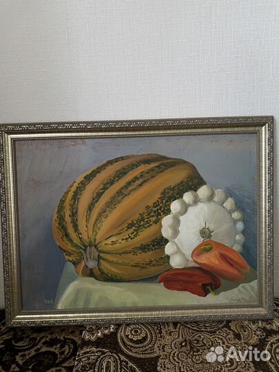 Картина маслом «Осенний натюрморт»