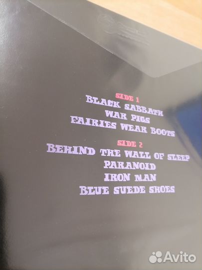 Виниловая пластинка Black Sabbath Paranoia запеча