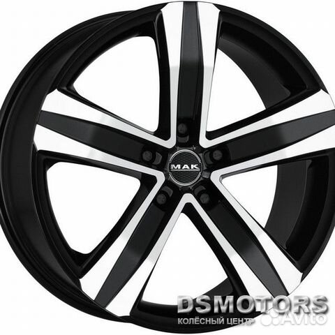 Диски Stone 5 7/17 5x108 ET46 d65.1 black mirror