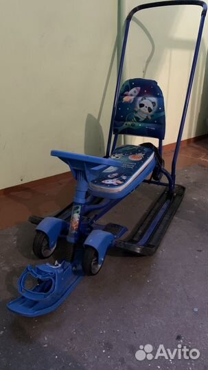 Снегокат с колесами