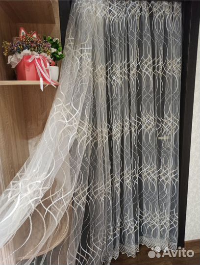 Тюль отрез 5 метров