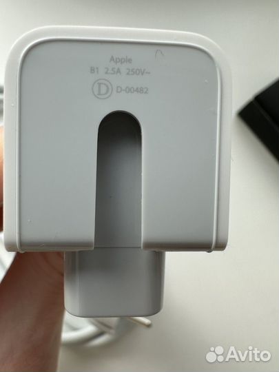 Вилка адаптер оригинал для зарядок Apple