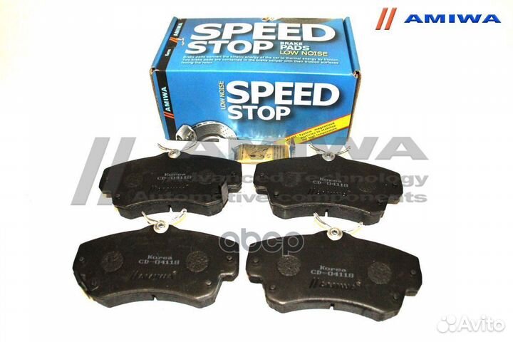 Колодки тормозные CD04118 Amiwa