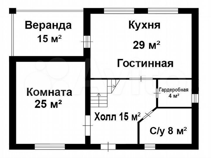 Дом 160 м² на участке 10 сот.