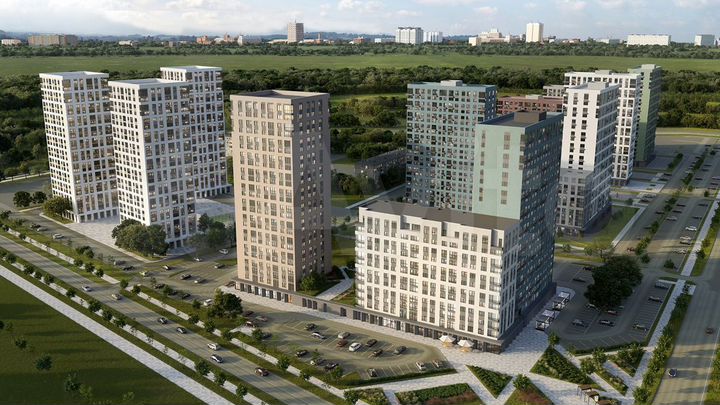 1-к. квартира, 38,8 м², 21/25 эт.