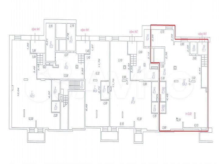 Сдам помещение свободного назначения, 150.3 м²