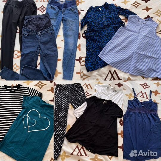 Большой пакет одежды для беременных XS (40-42)