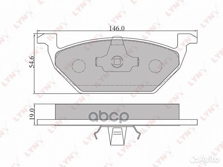 Колодки тормозные audi A3 97/VW G4/skoda octav