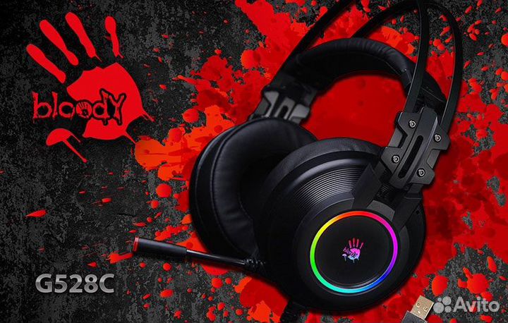 Наушники игровые bloody G528C