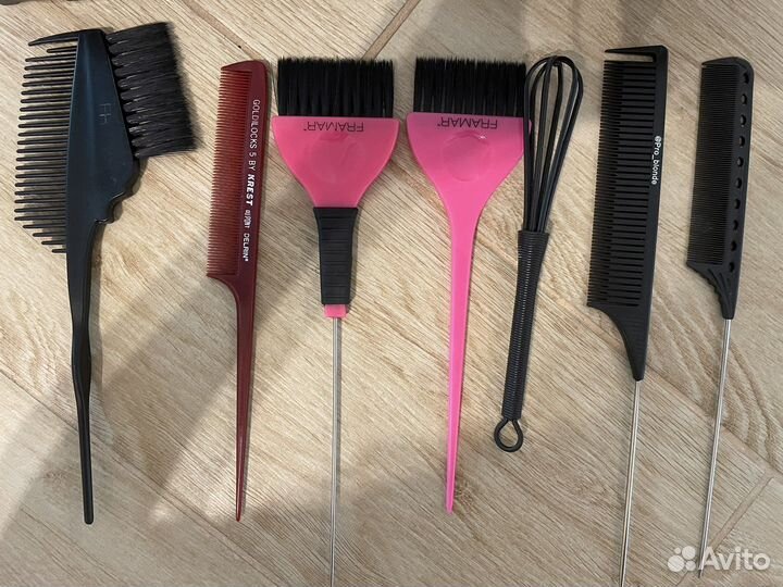 Парикмахерские инструменты, краситель Indola