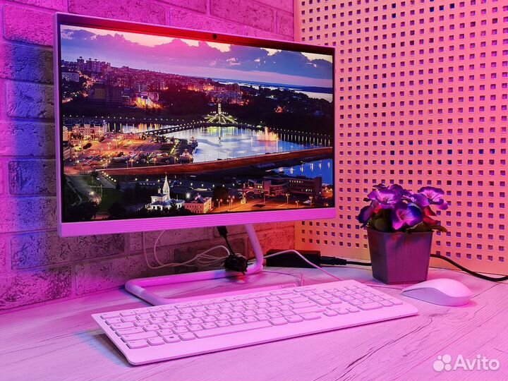 Моноблок Lenovo IdeaCentre A340 ram 8gb ssd 240