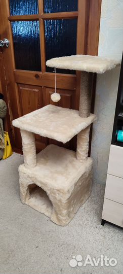 Домик для кошки с когтеточкой