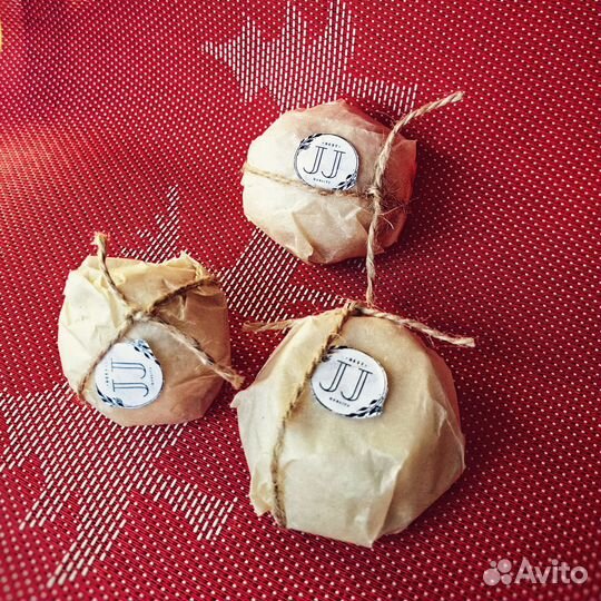 Новогодний подарок натуральное мыло ручной работы