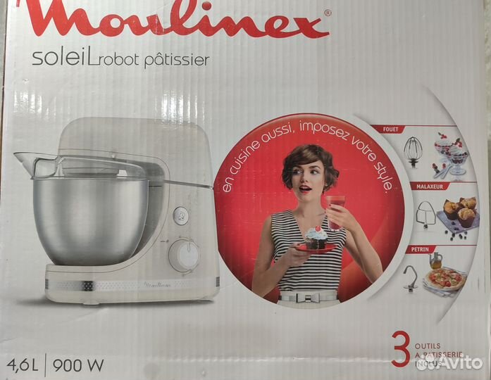 Миксер планетарный moulinex