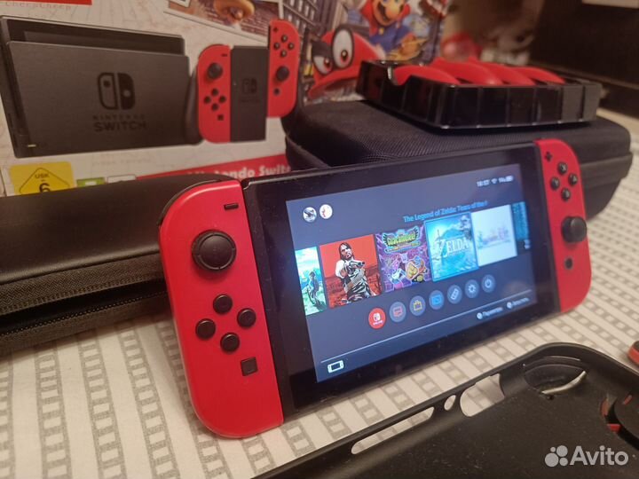 Nintendo switch rev 1 прошитая 512 gb