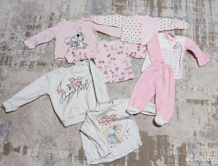 Пакет вещей для девочки от 0 до года