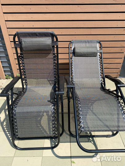 Кресло шезлонг 2шт