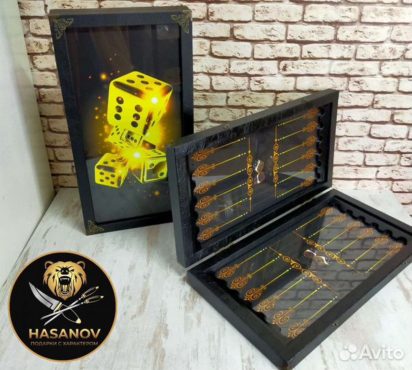 Нарды со стеклом