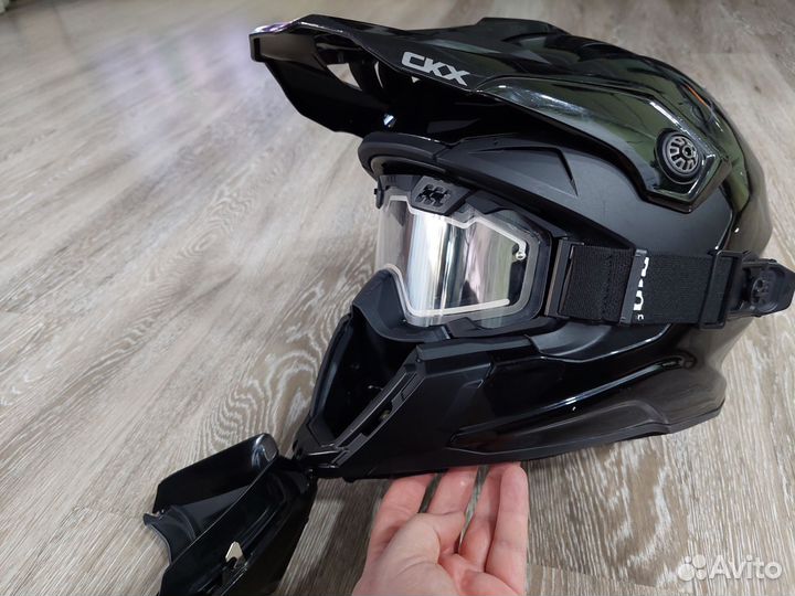 Шлем для снегохода с подогревом CKX titan