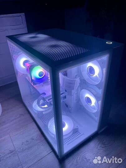 Игровой компьютер в белой сборке rtx3060 12gb