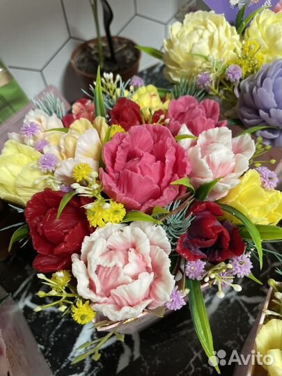 Букет из мыла