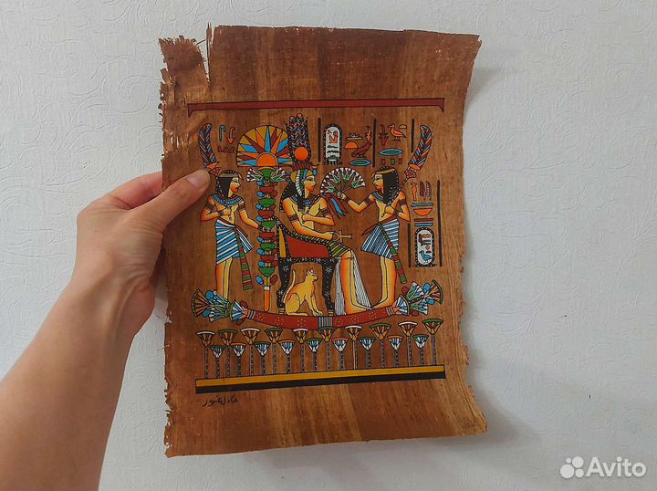 Холст из папируса египетский