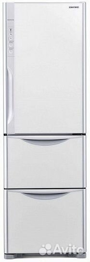 Холодильник hitachi R-SG37 BPU GPW белое стекло