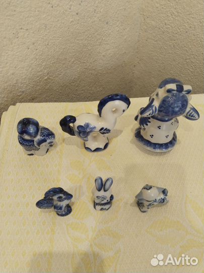 Статуэтки Гжель