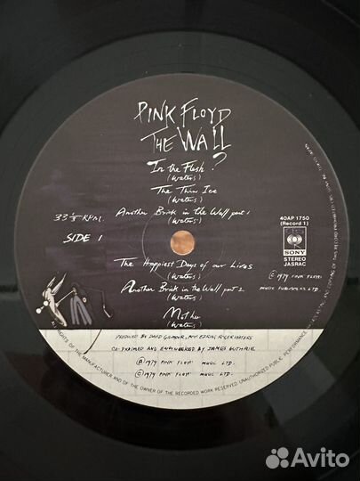 Pink Floyd - The Wall, Japan 1st pressing, Mint