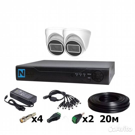 Видеонаблюдение +для частного дома готовые комплек