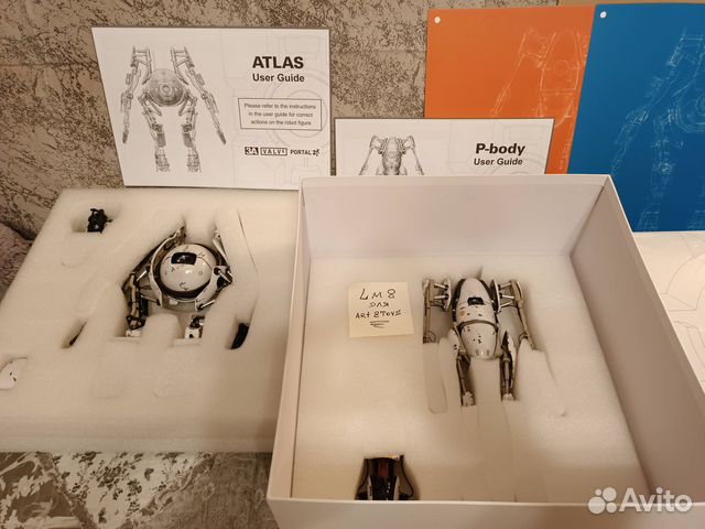 Фигурки atlas and P-body set из игры Portal 2 купить в Москве | Хобби и ...