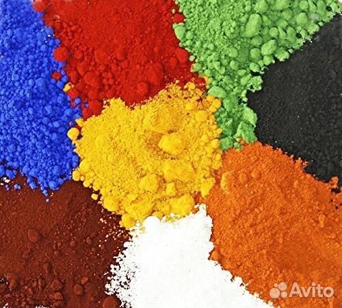 Пигменты для гипса и бетона 8 шт по 105г