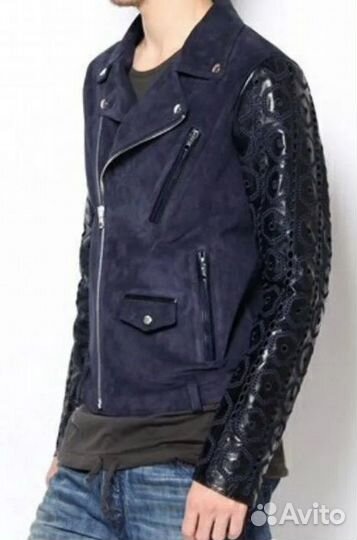 50р Diesel black gold Кожаная куртка msrp 2430 usd